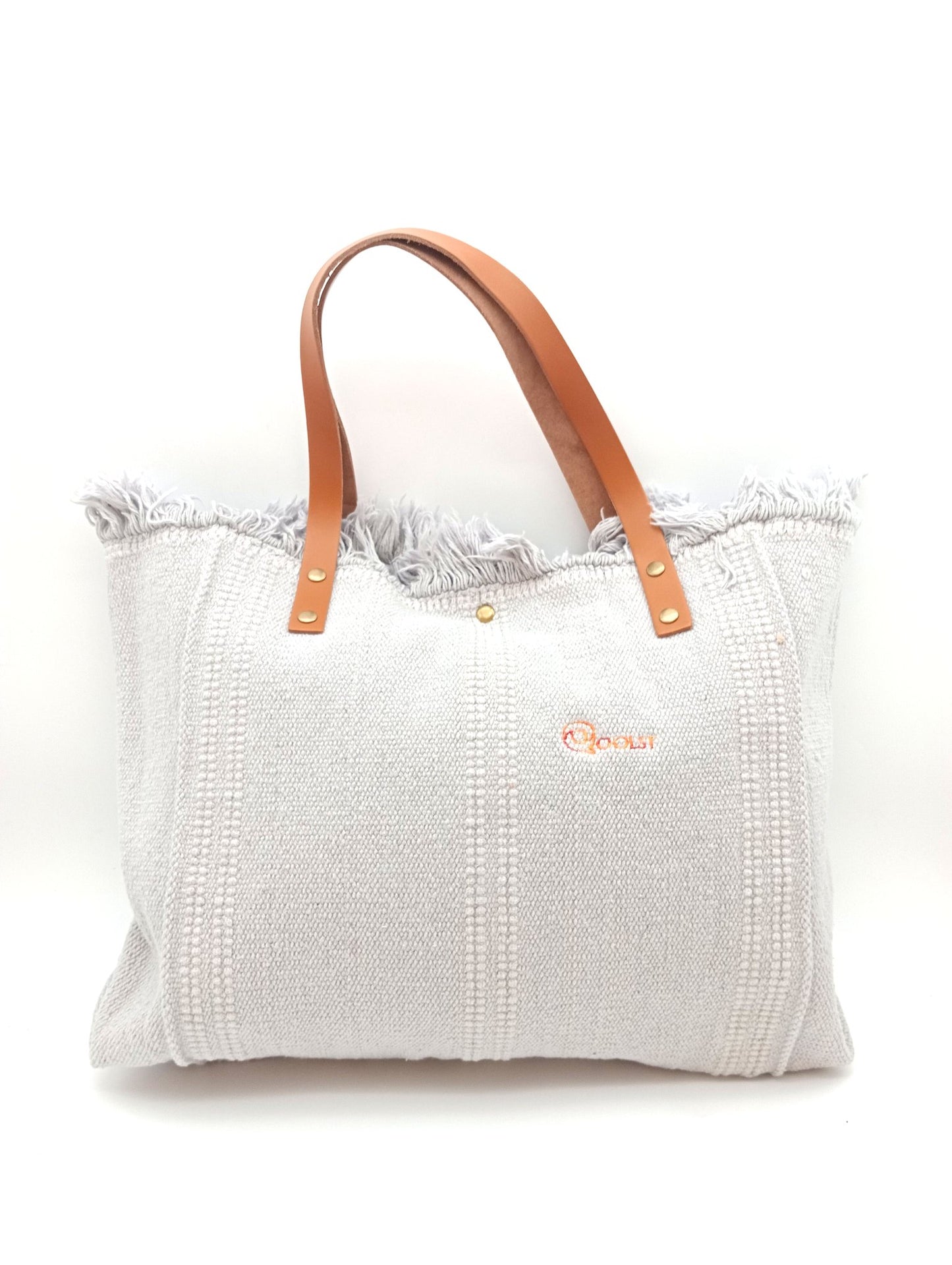 Sac en coton femme Qoolst shopper XL