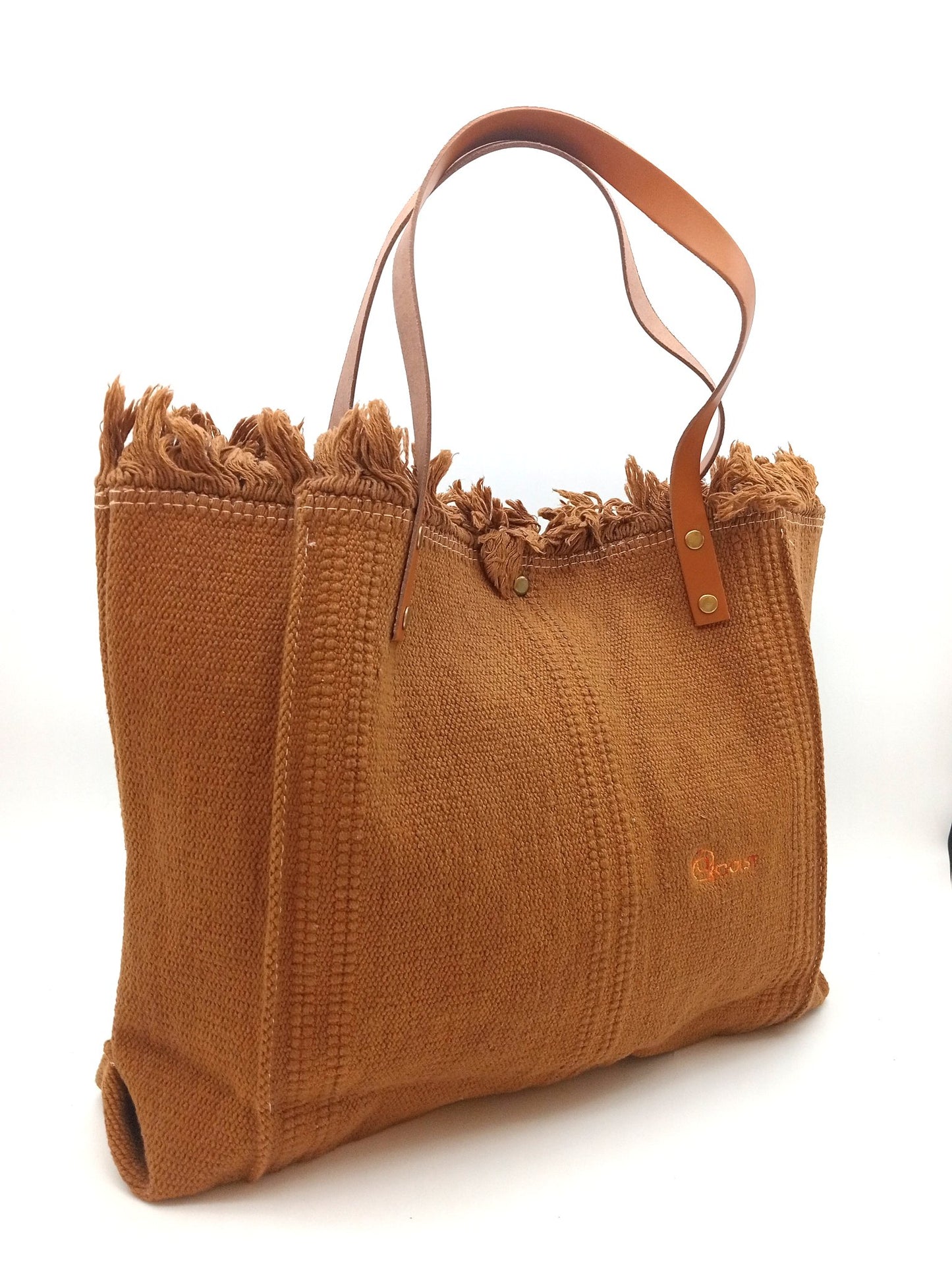 Sac en coton femme Qoolst shopper XL