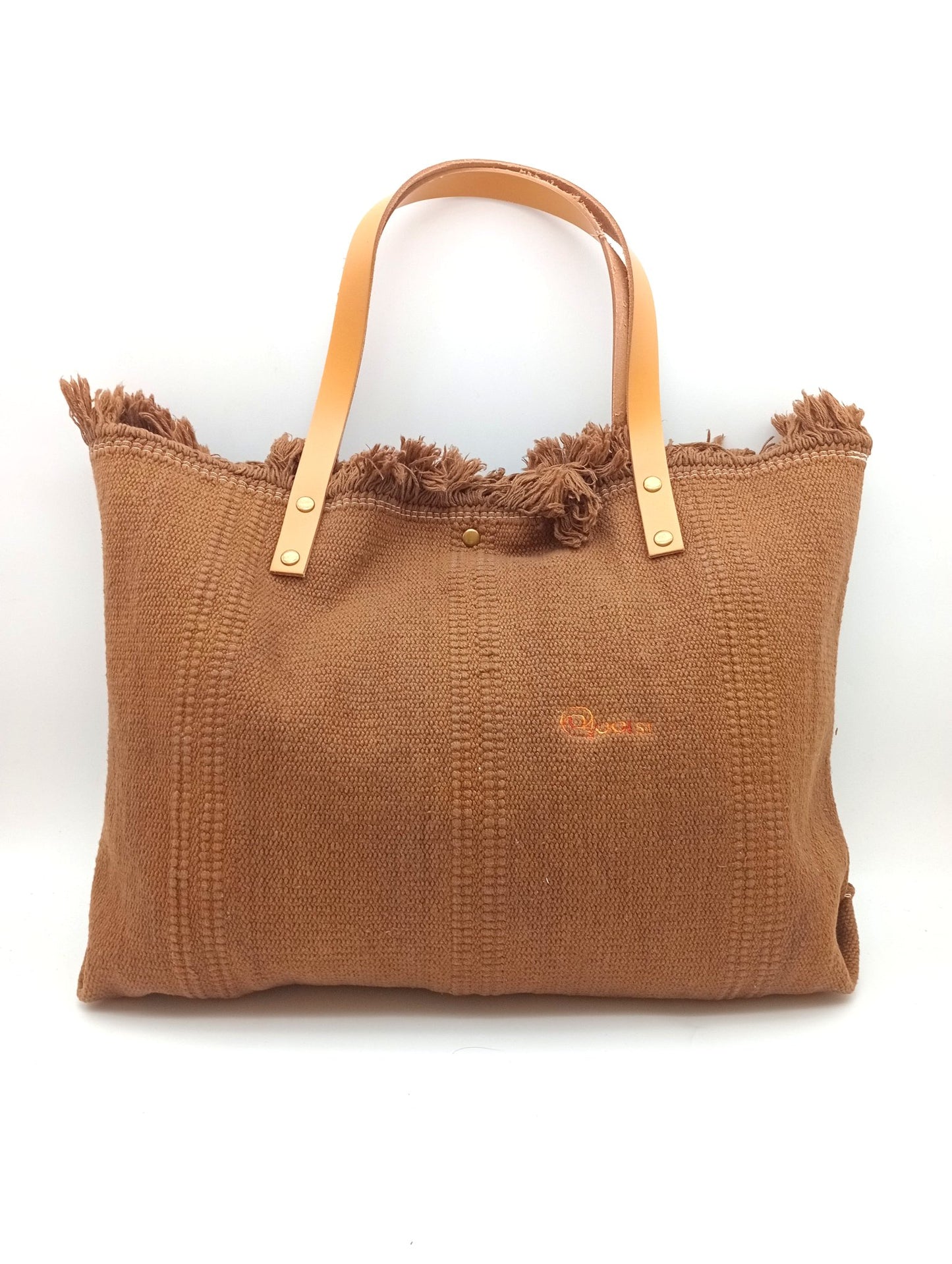 Sac en coton femme Qoolst shopper XL