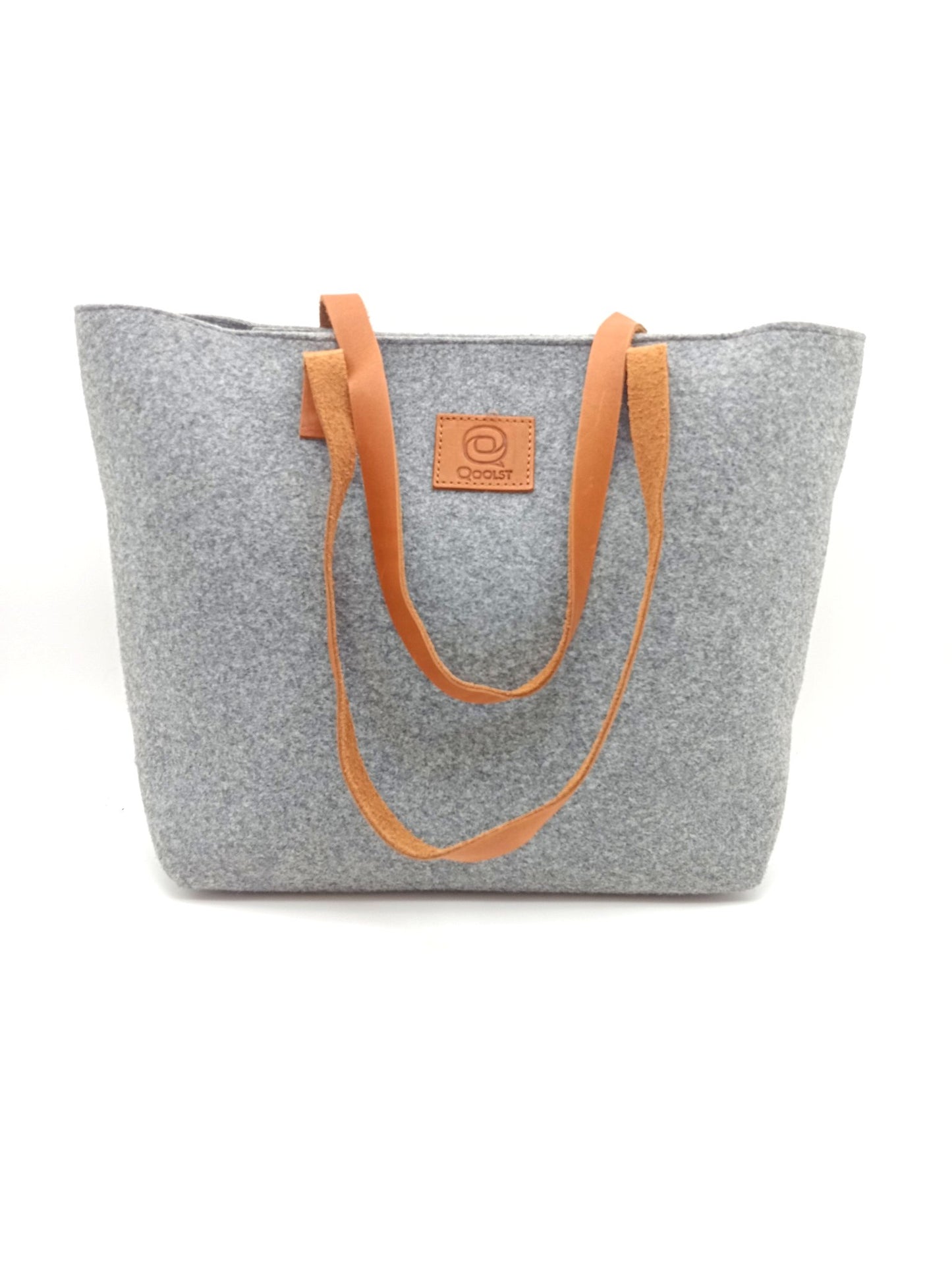 Sac cabas à bandoulière et à main en feutre recyclé Qoolst pour femme