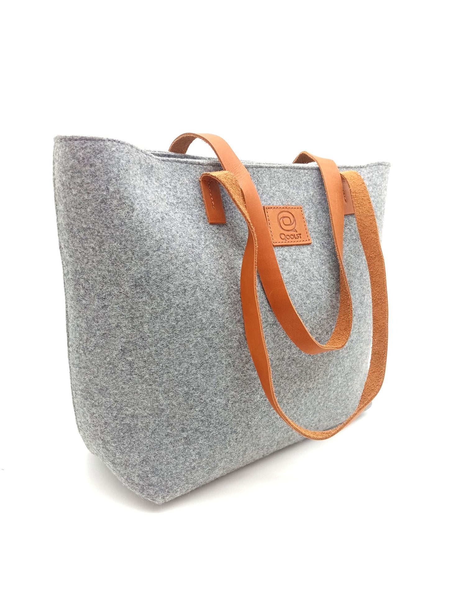 Sac cabas à bandoulière et à main en feutre recyclé Qoolst pour femme