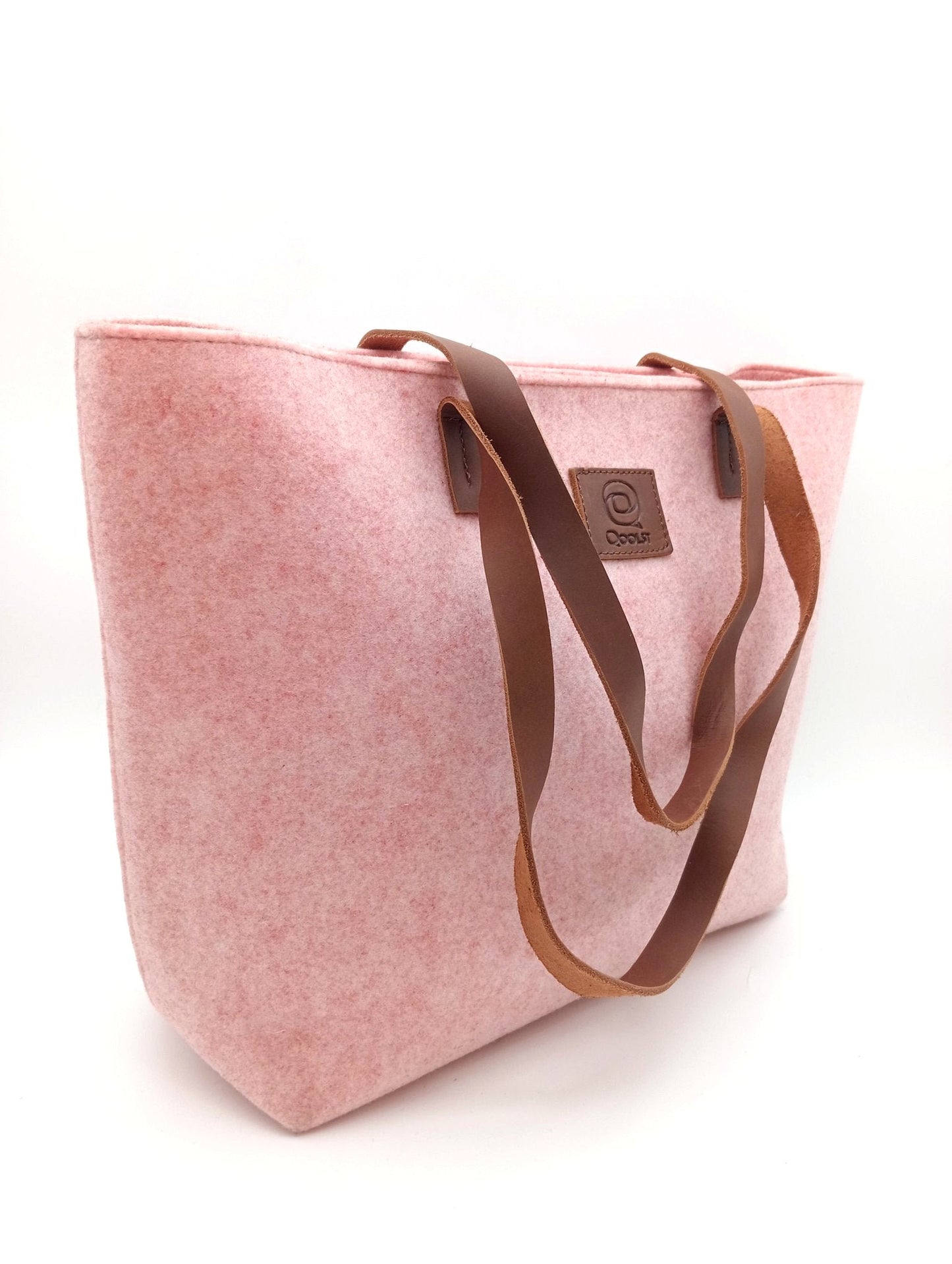 Sac cabas à bandoulière et à main en feutre recyclé Qoolst pour femme