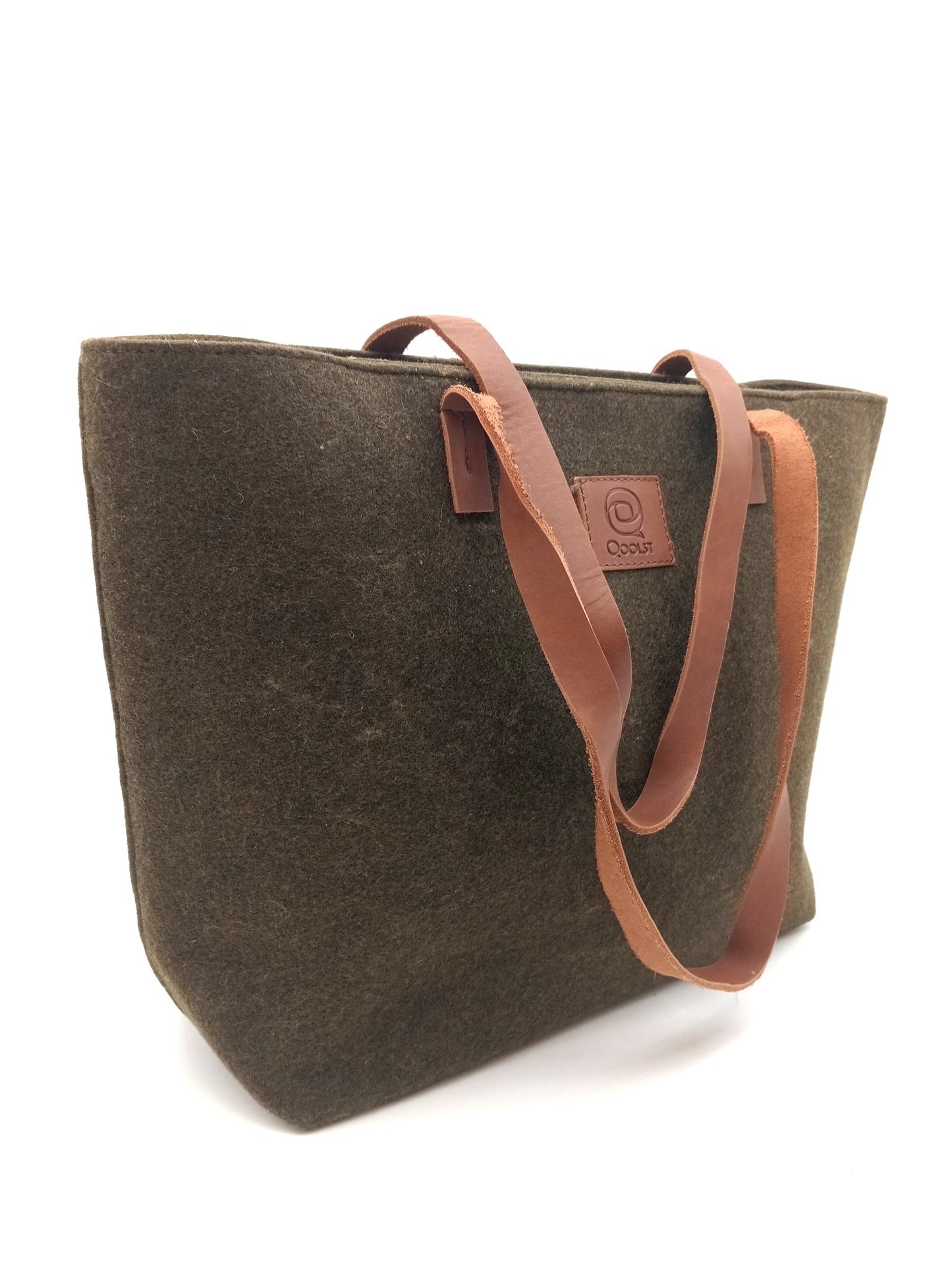 Sac cabas à bandoulière et à main en feutre recyclé Qoolst pour femme