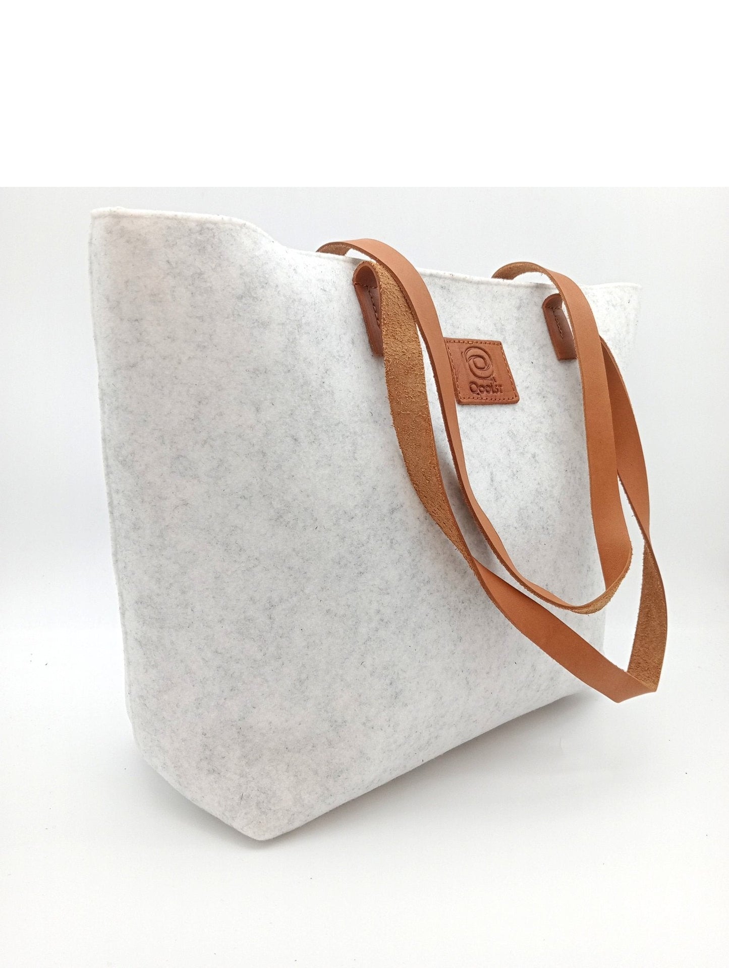 Sac cabas à bandoulière et à main en feutre recyclé Qoolst pour femme