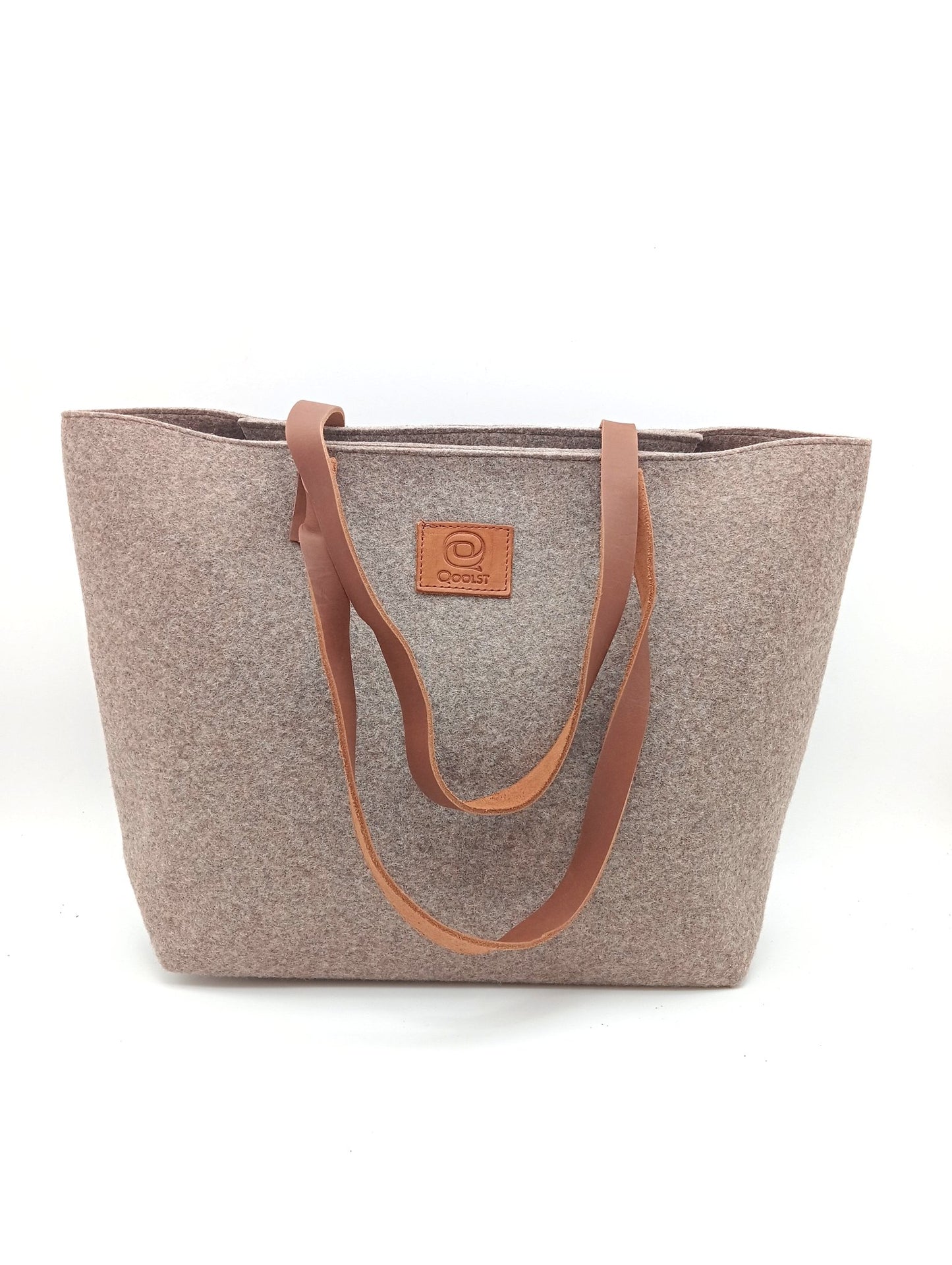 Sac cabas à bandoulière et à main en feutre recyclé Qoolst pour femme