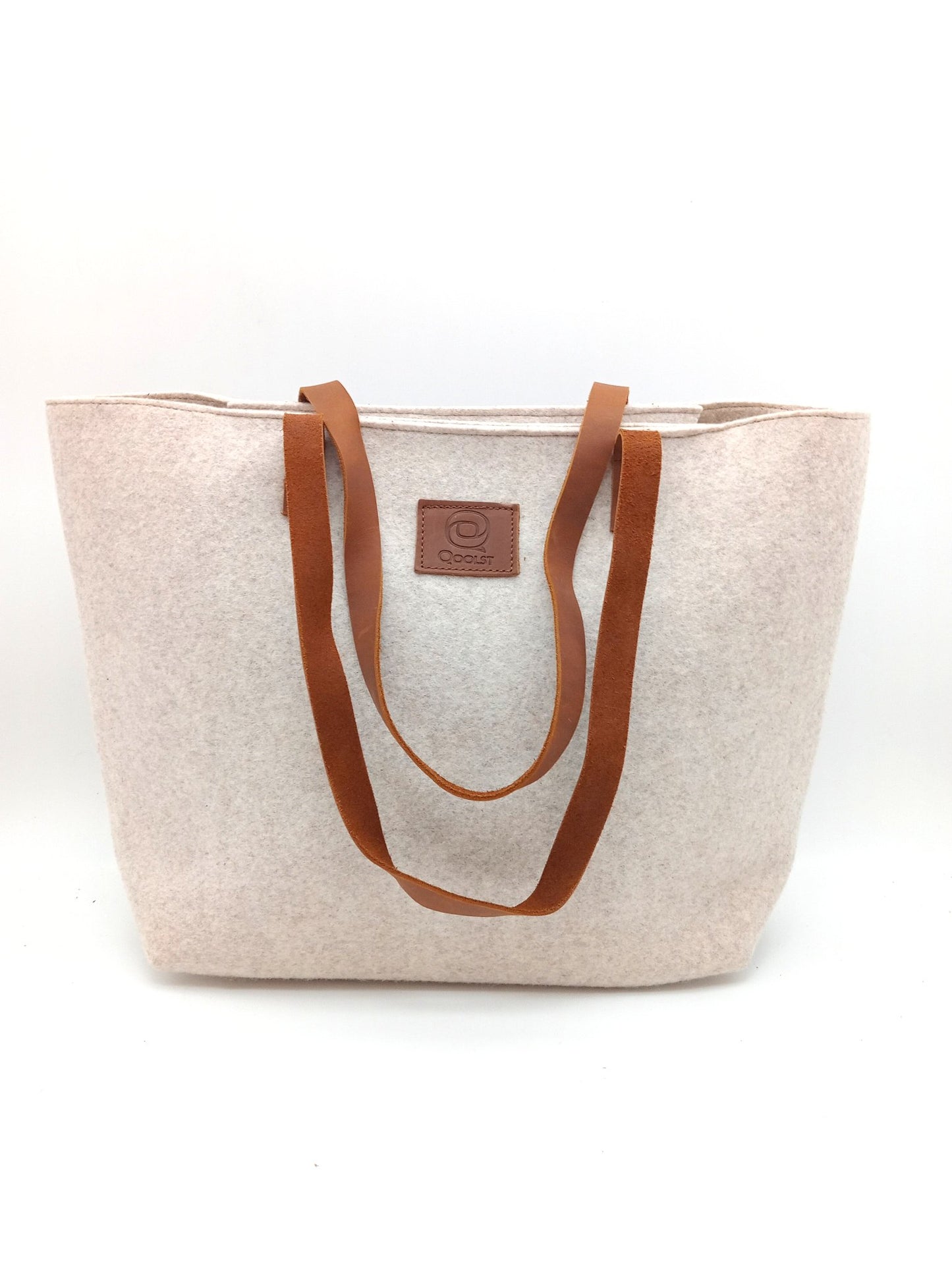 Sac cabas à bandoulière et à main en feutre recyclé Qoolst pour femme