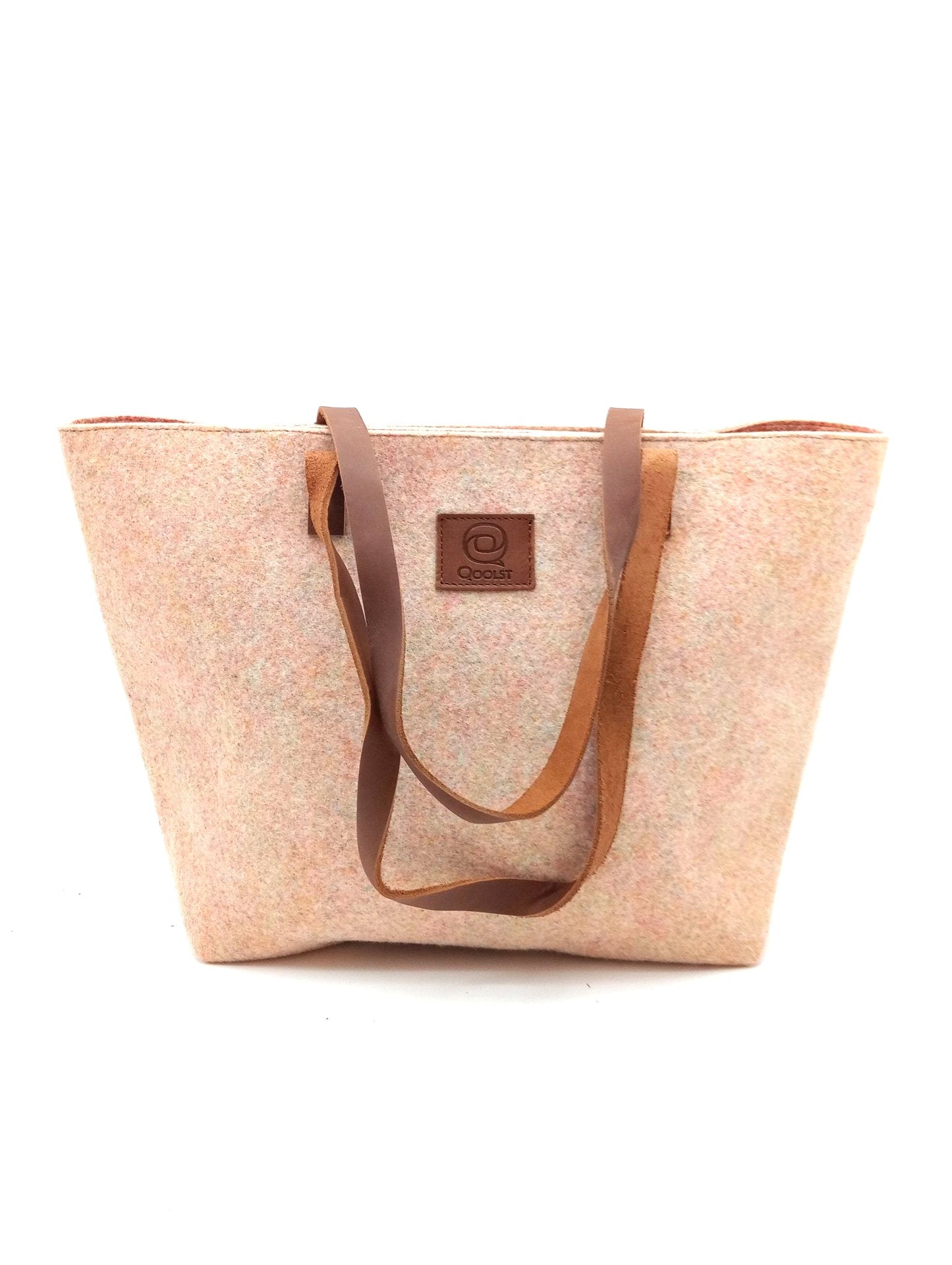 Sac cabas à bandoulière et à main en feutre recyclé Qoolst pour femme