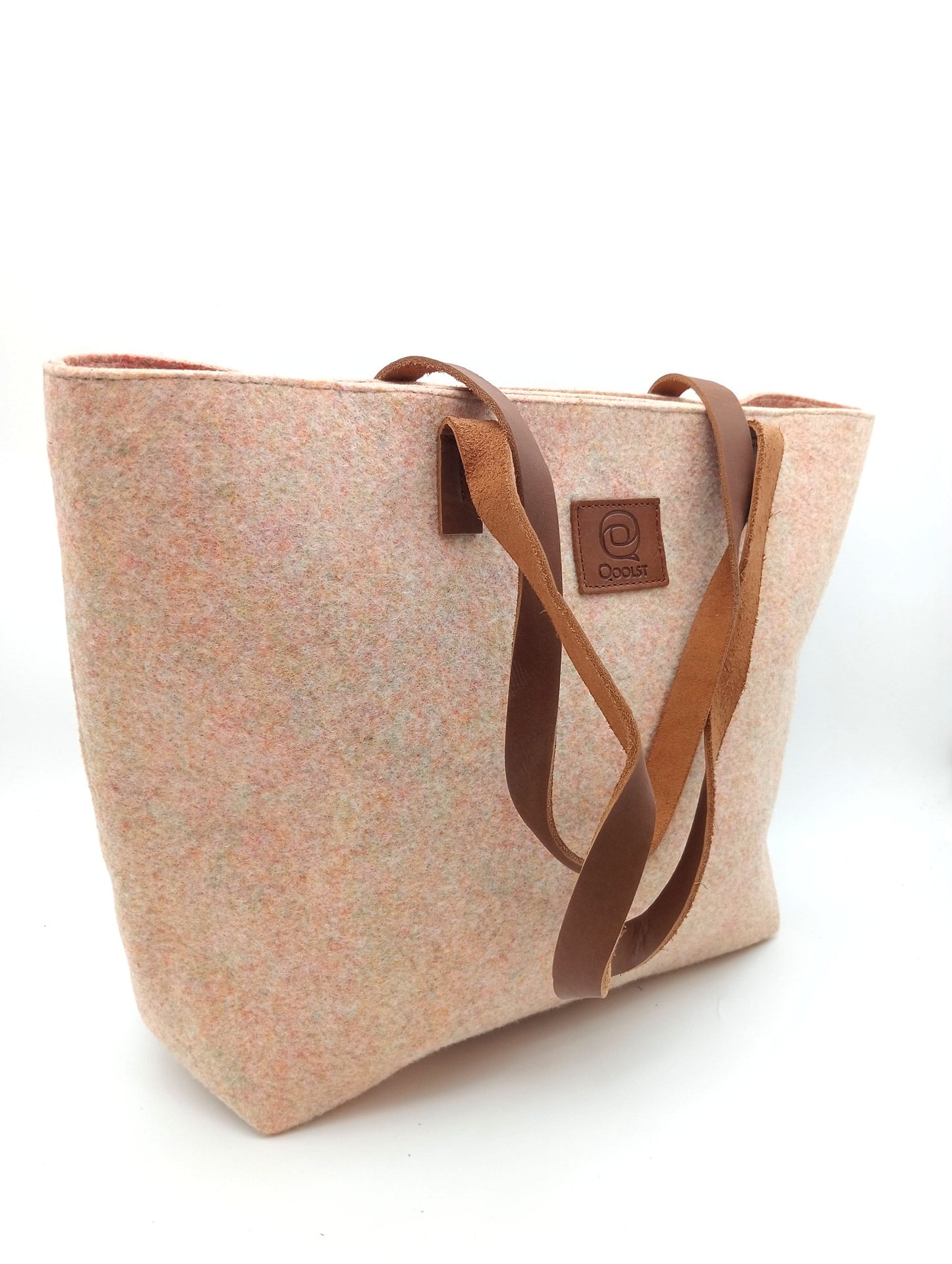 Sac cabas à bandoulière et à main en feutre recyclé Qoolst pour femme