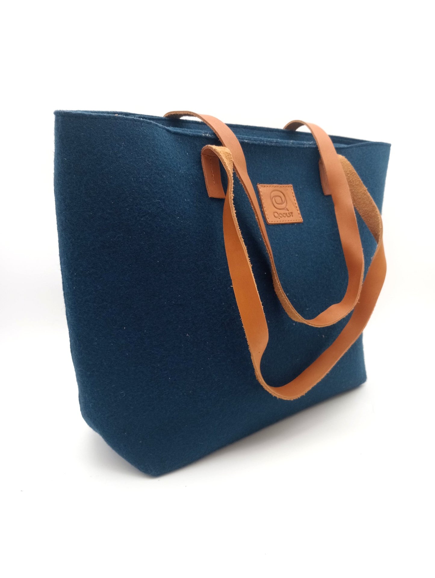 Sac cabas à bandoulière et à main en feutre recyclé Qoolst pour femme