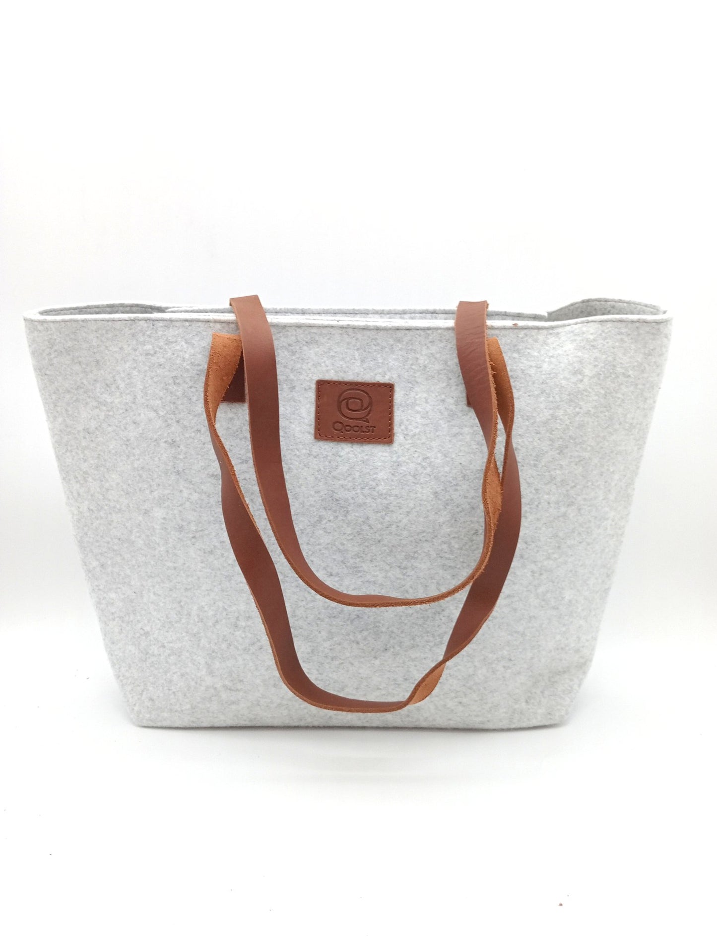 Sac cabas à bandoulière et à main en feutre recyclé Qoolst pour femme
