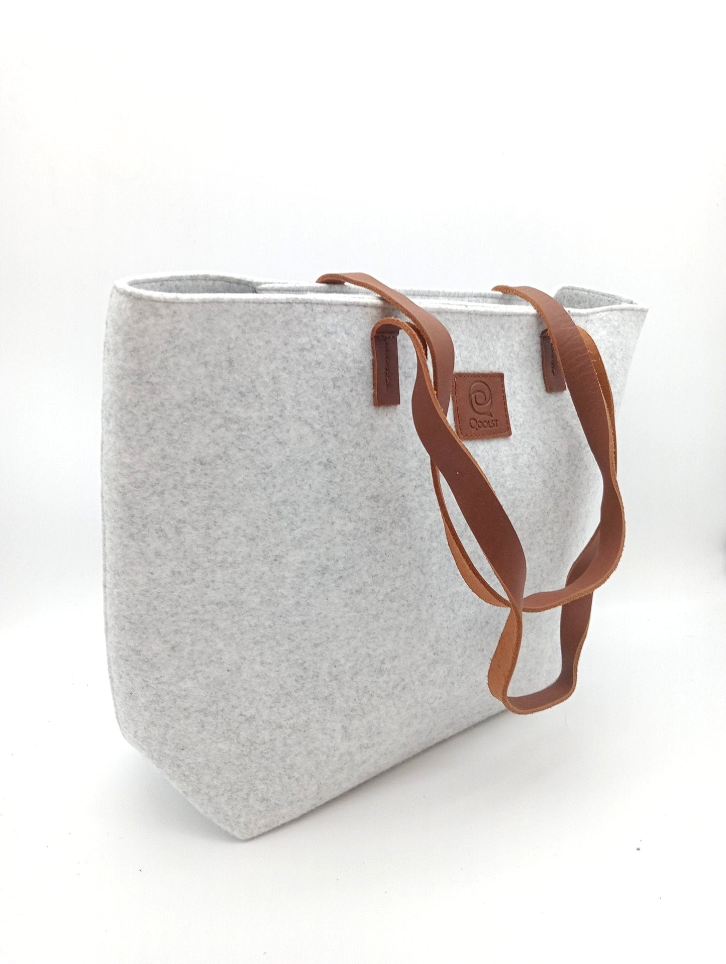 Sac cabas à bandoulière et à main en feutre recyclé Qoolst pour femme