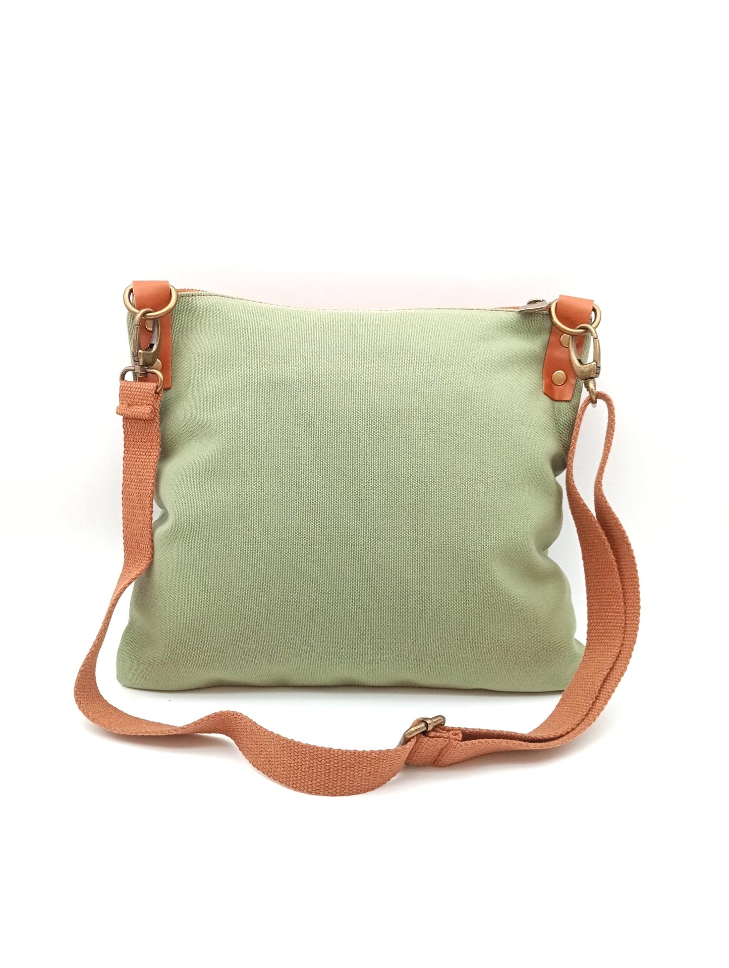 Sac bandoulière en coton et cuir régénéré Candy Qoolst pour femme et homme