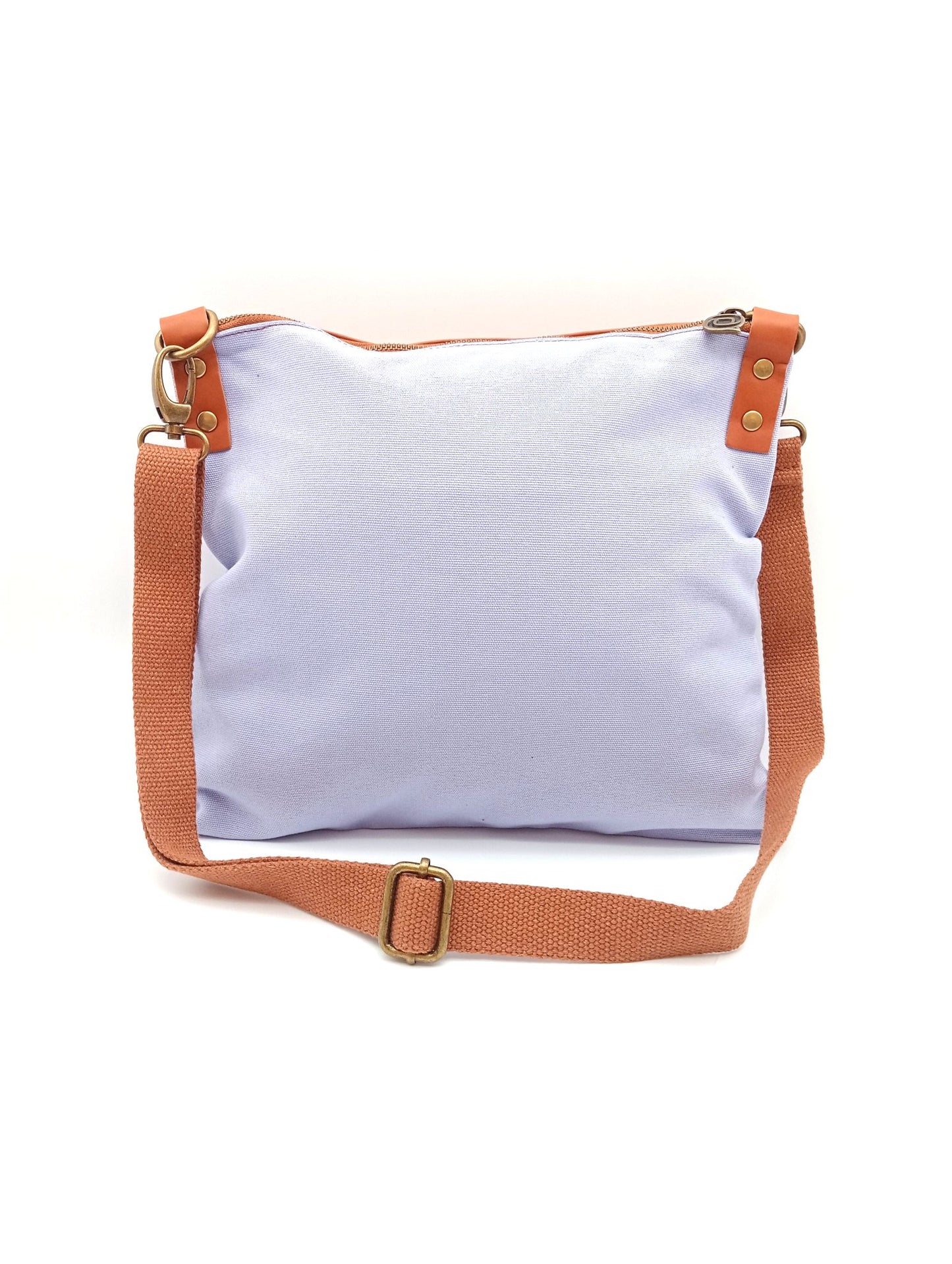 Sac bandoulière en coton et cuir régénéré Candy Qoolst pour femme et homme