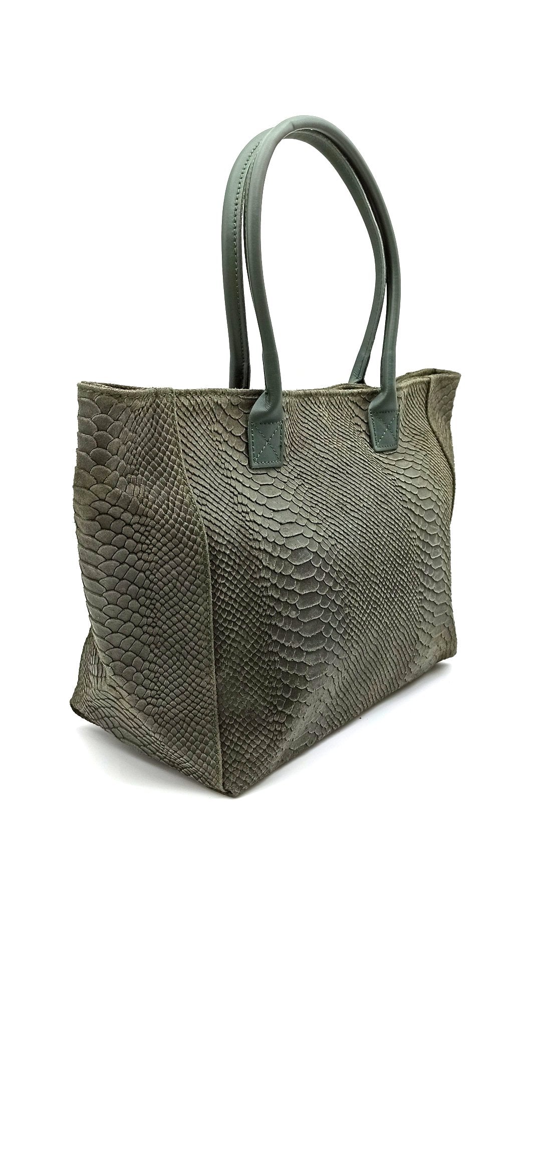 Big Snake Qoolst Sac à bandoulière et sac à main en cuir pour femme