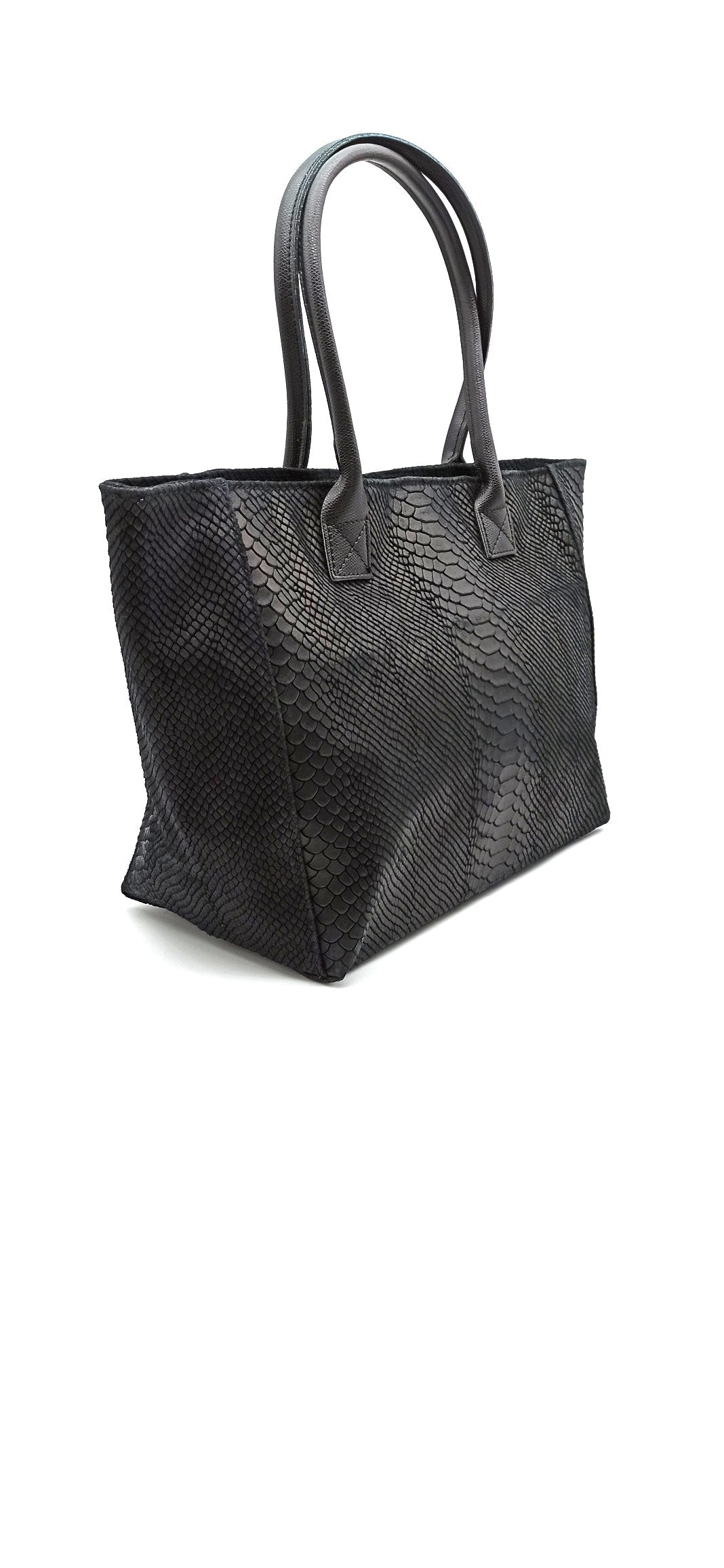 Big Snake Qoolst Sac à bandoulière et sac à main en cuir pour femme