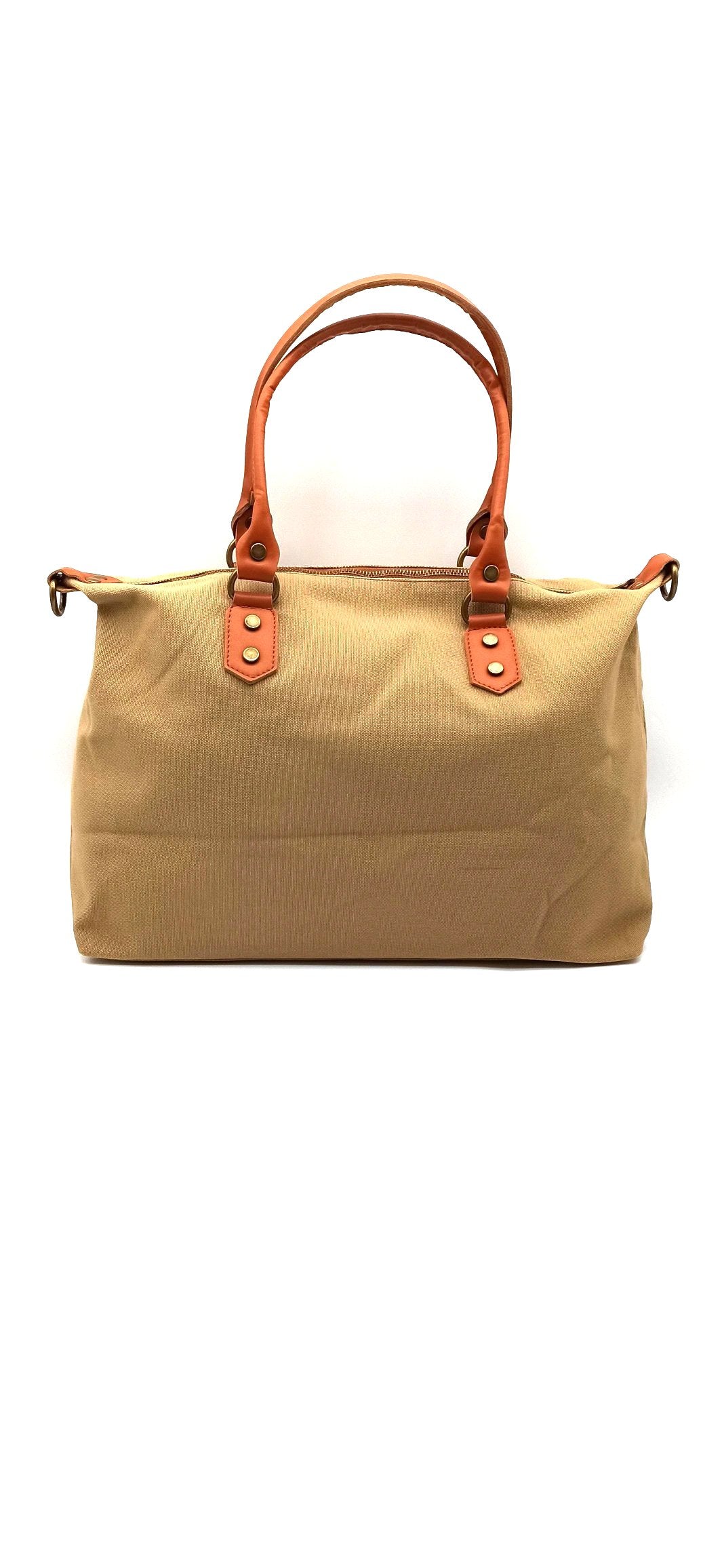 Baggy sac à bandoulière shopper unisexe en coton et cuir régénéré Qoolst pour femmes et hommes