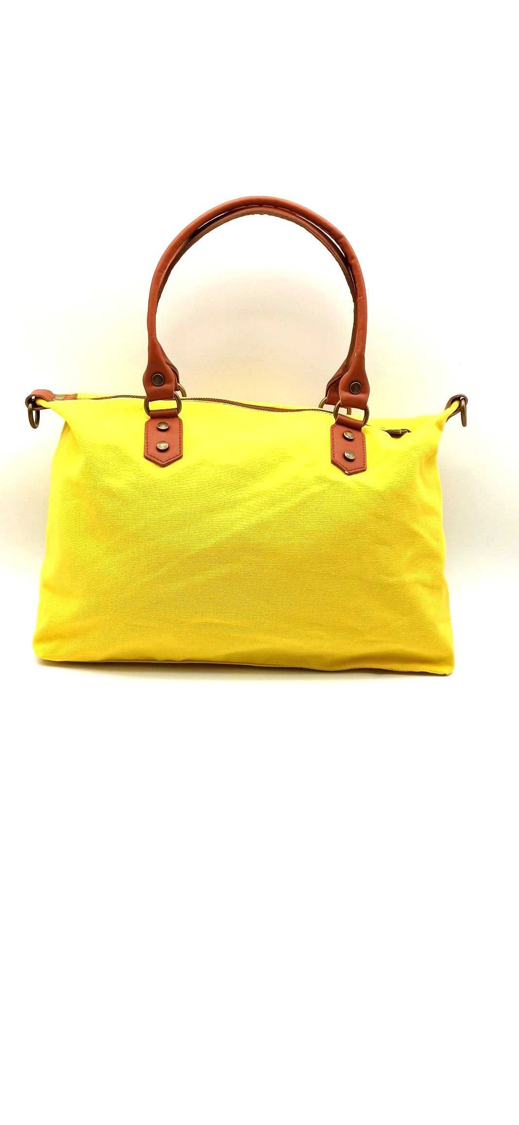 Baggy sac à bandoulière shopper unisexe en coton et cuir régénéré Qoolst pour femmes et hommes