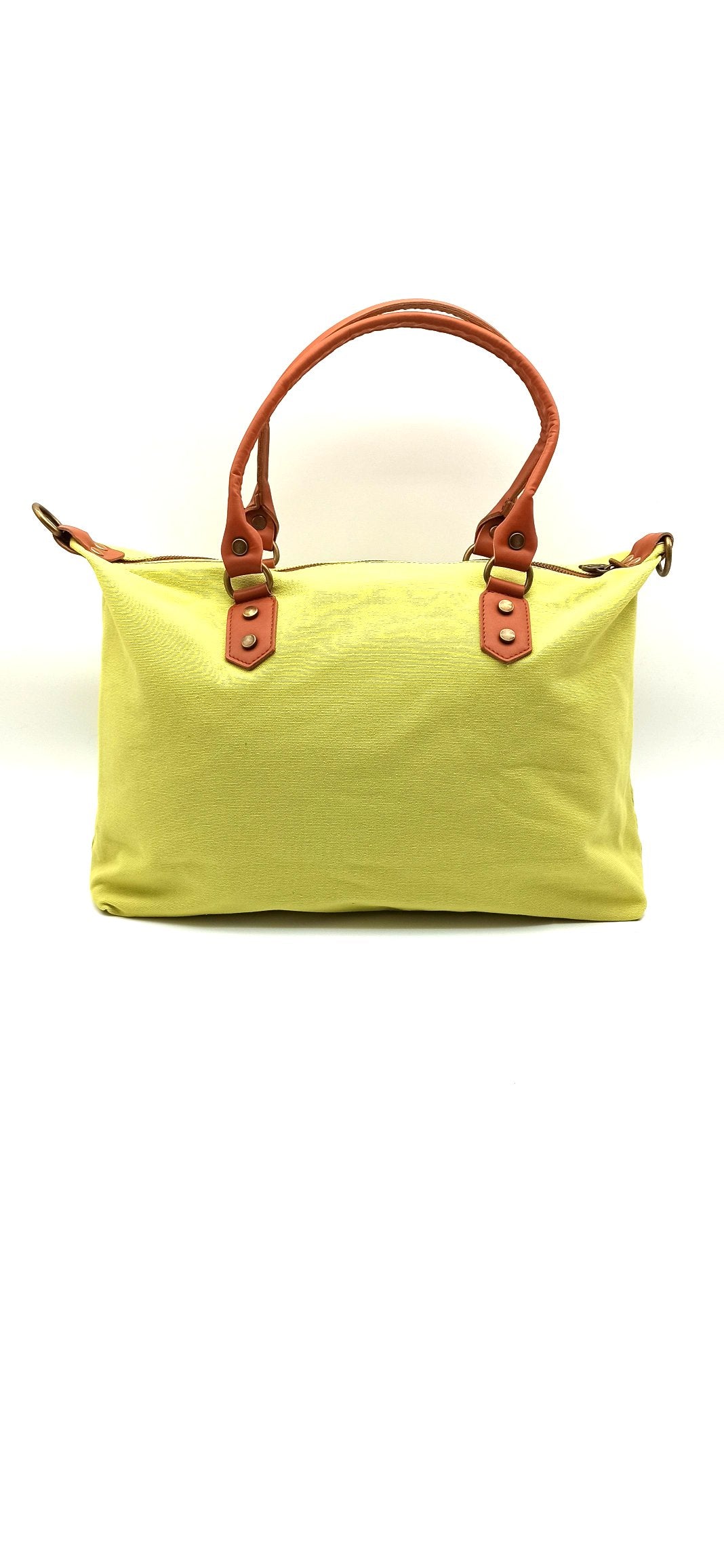 Baggy sac à bandoulière shopper unisexe en coton et cuir régénéré Qoolst pour femmes et hommes