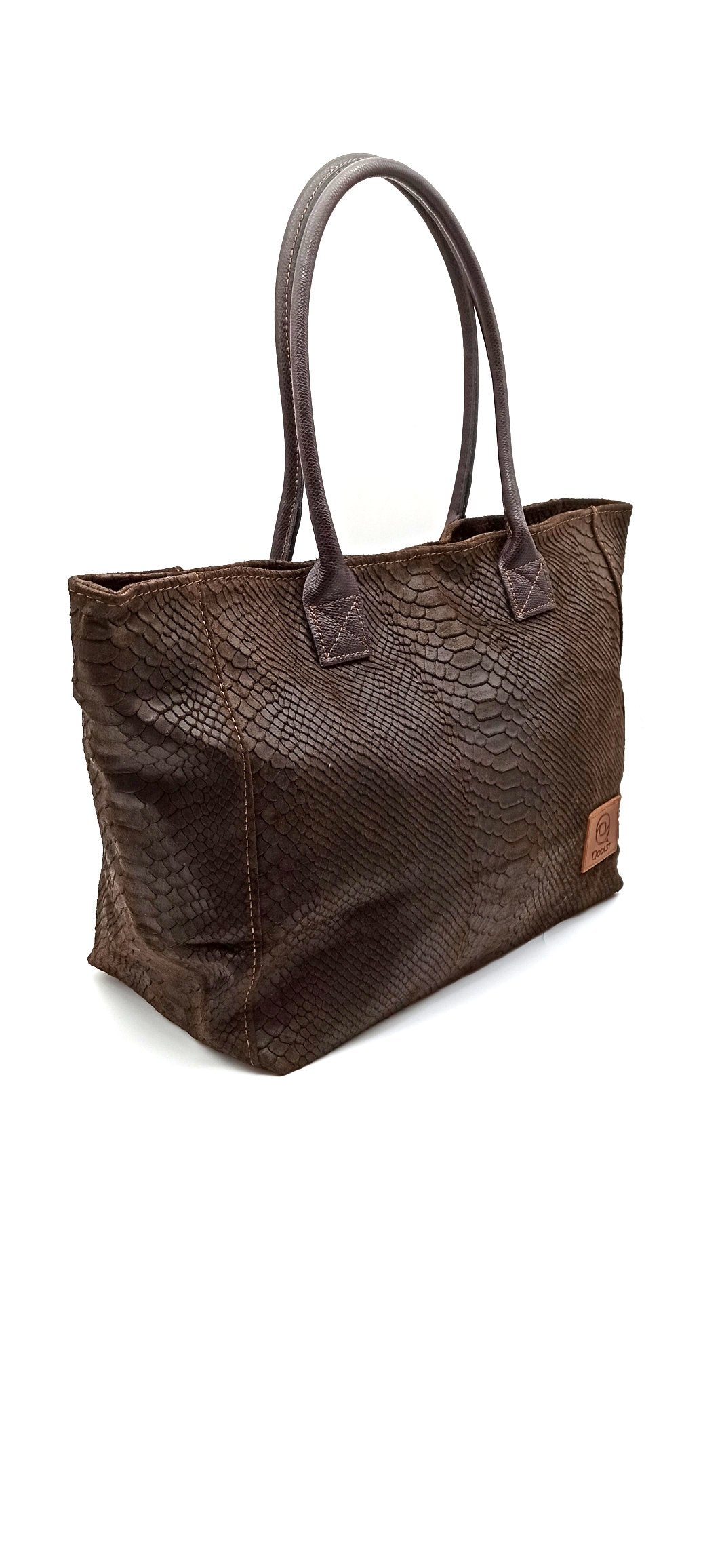 Big Snake Qoolst Sac à bandoulière et sac à main en cuir pour femme