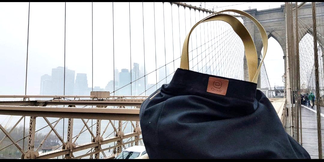 Sac New York femme et homme pour voyager et faire du shopping Qoolst