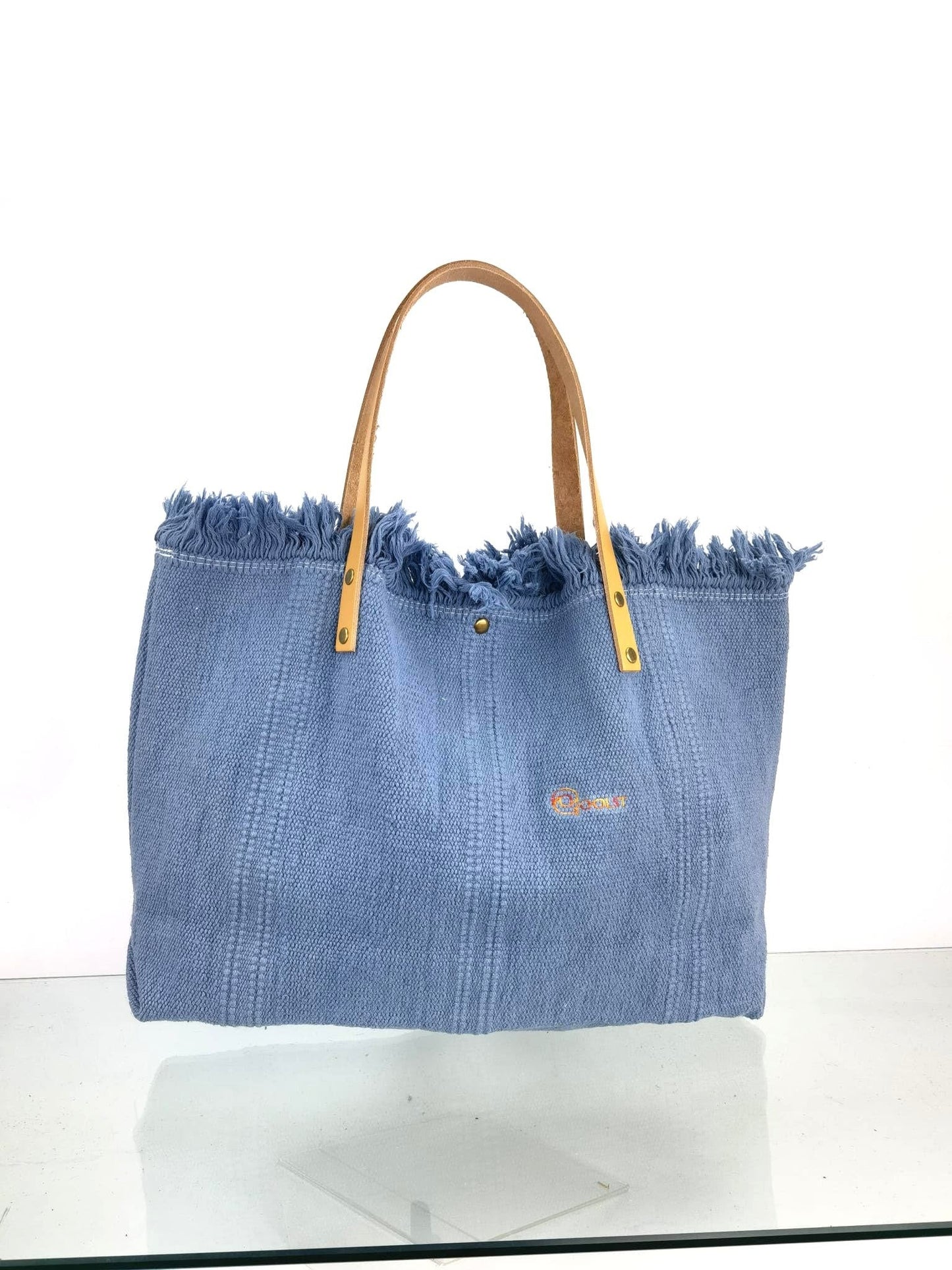 Sac en coton femme Qoolst shopper XL