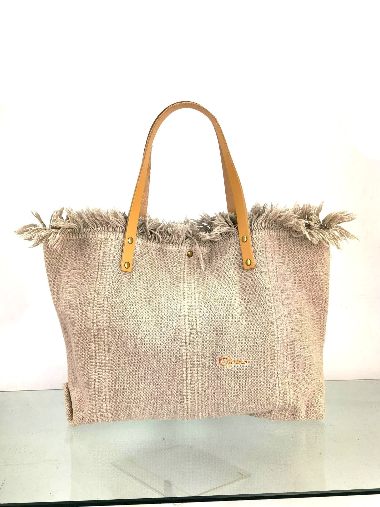 Sac en coton femme Qoolst shopper XL