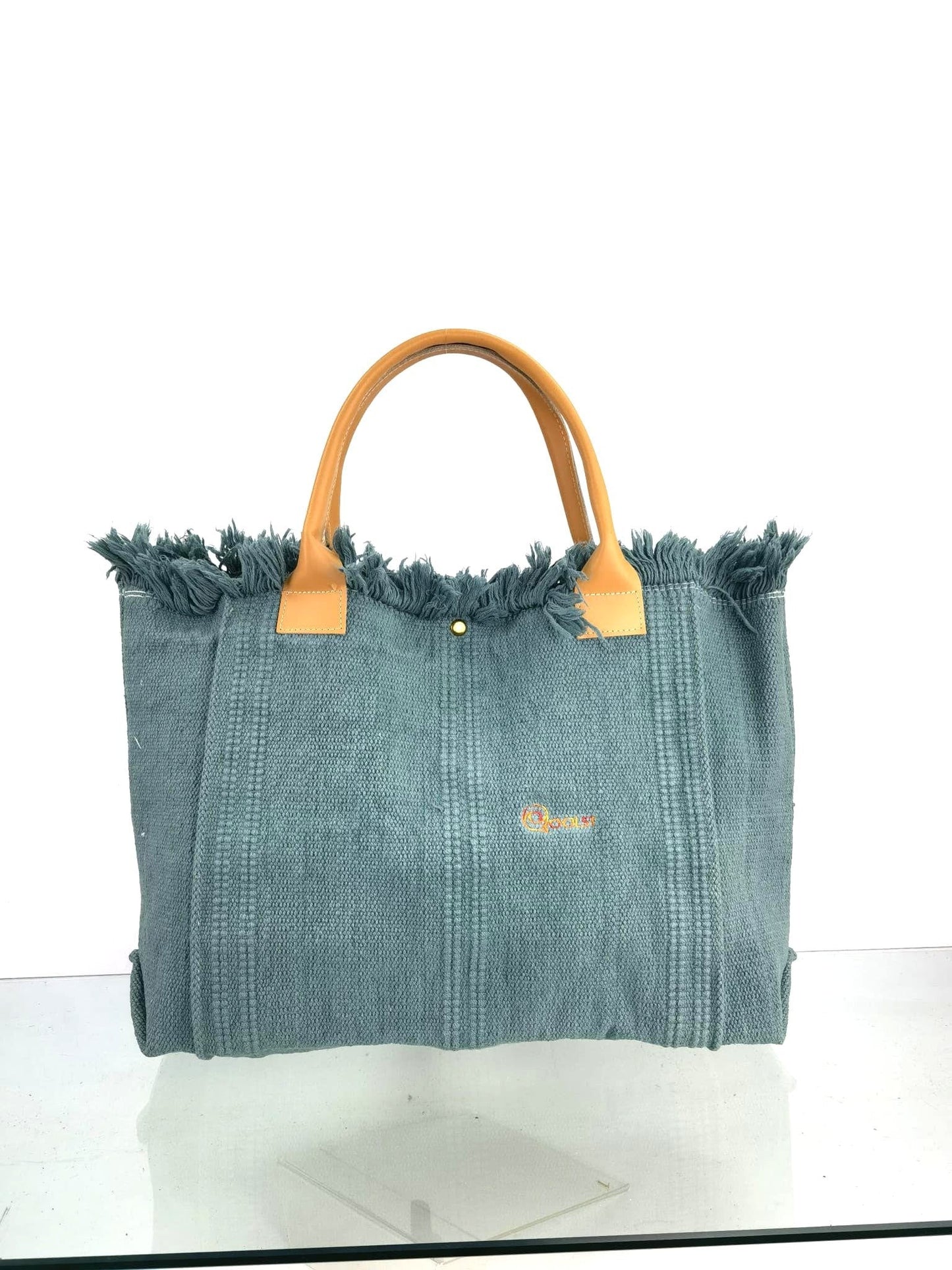Sac femme en coton Qoolst Shopper XL avec poignée