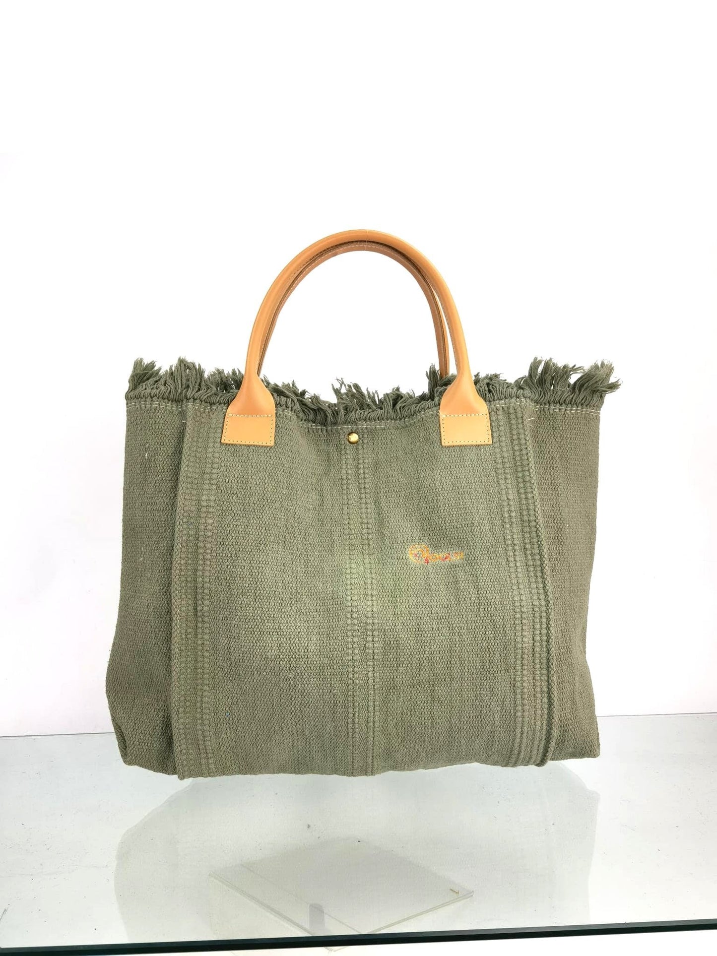 Sac femme en coton Qoolst Shopper XL avec poignée