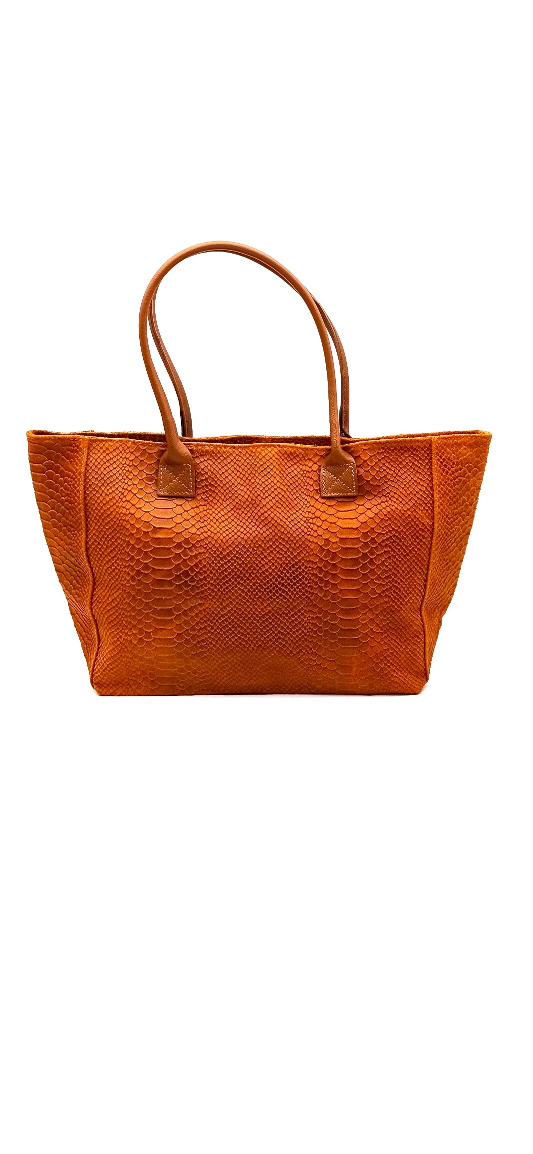 Bolso de materiales excelentes en piel para mujer Qoolst Big snake shopper de hombro y mano