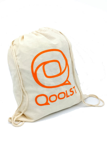 Mochila bolsa saco de algodón Qoolst para mujer y hombre