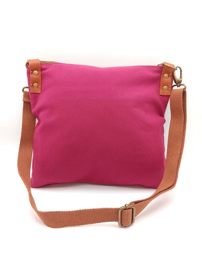 Candy Qoolst cotton and regenerated leather shoulder bag for women and men