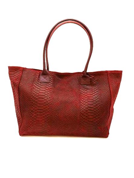 Big Snake Qoolst Women's Leather Shopper Shoulder and Handbag