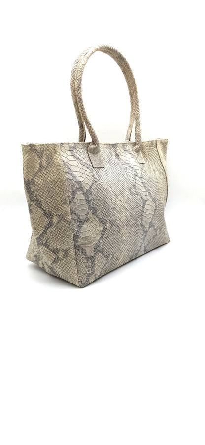 Big Snake Qoolst Women's Leather Shopper Shoulder and Handbag